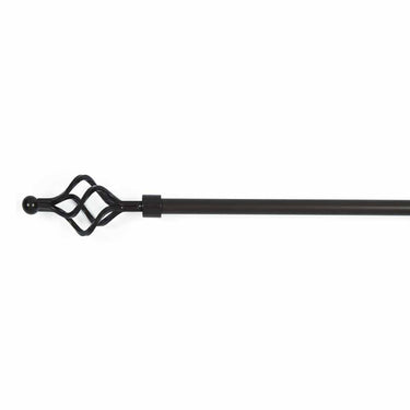 Black Nest Curtain Rod Large Metal MWRE0052 - The Fox Decor